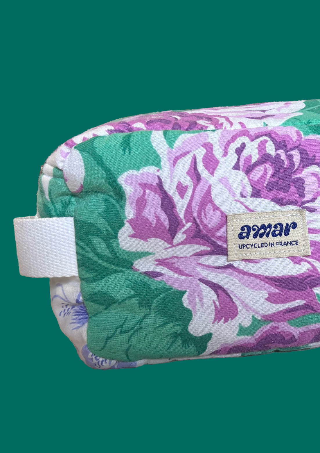 Trousse rétro fleurie