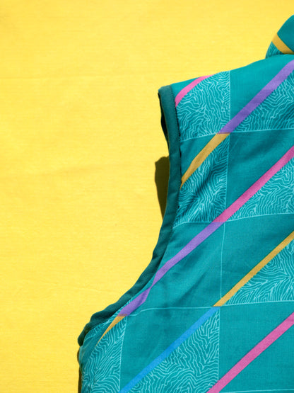 Doudoune sans manches reversible