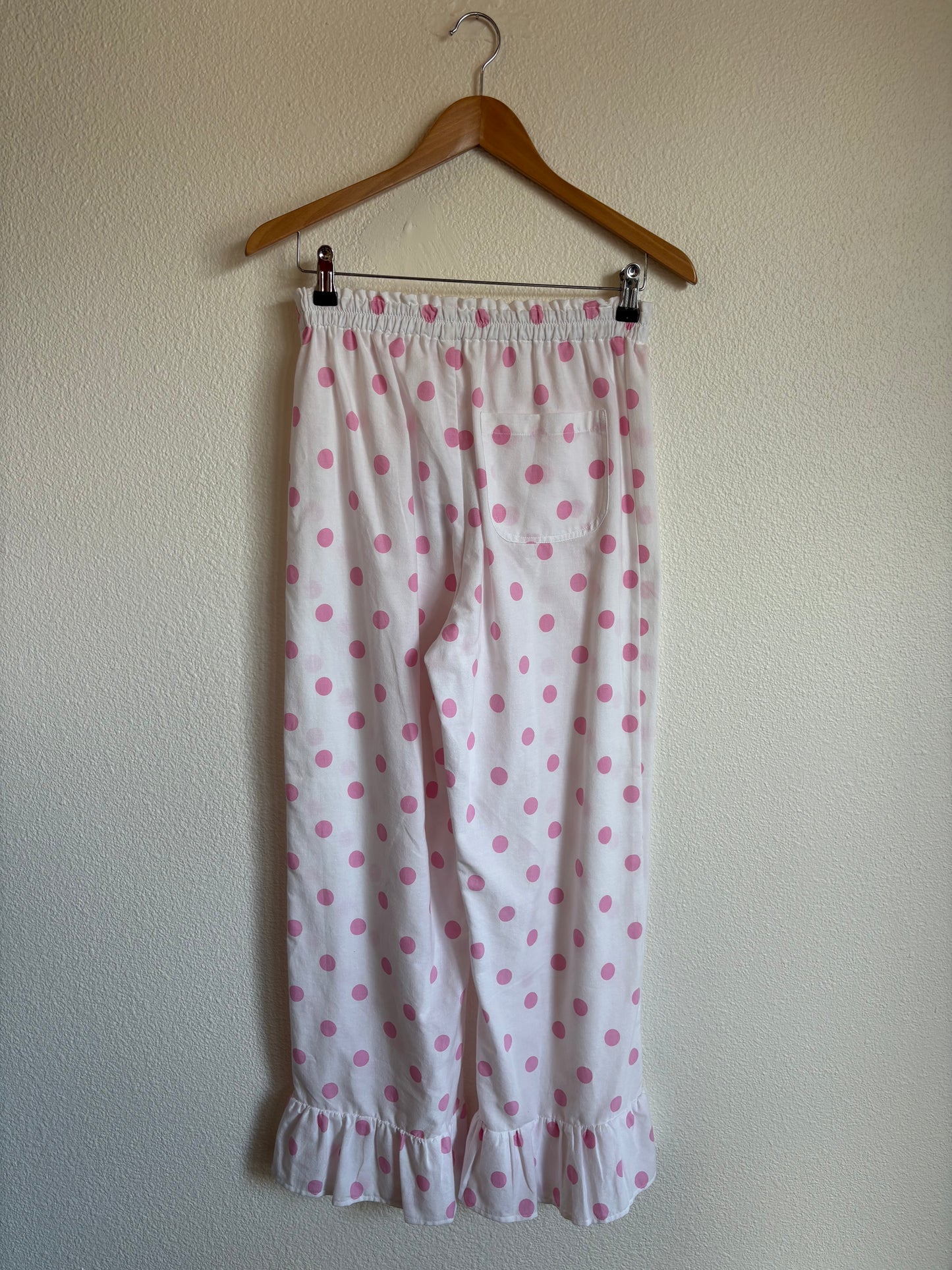 Pantalon Yogi à pois rose