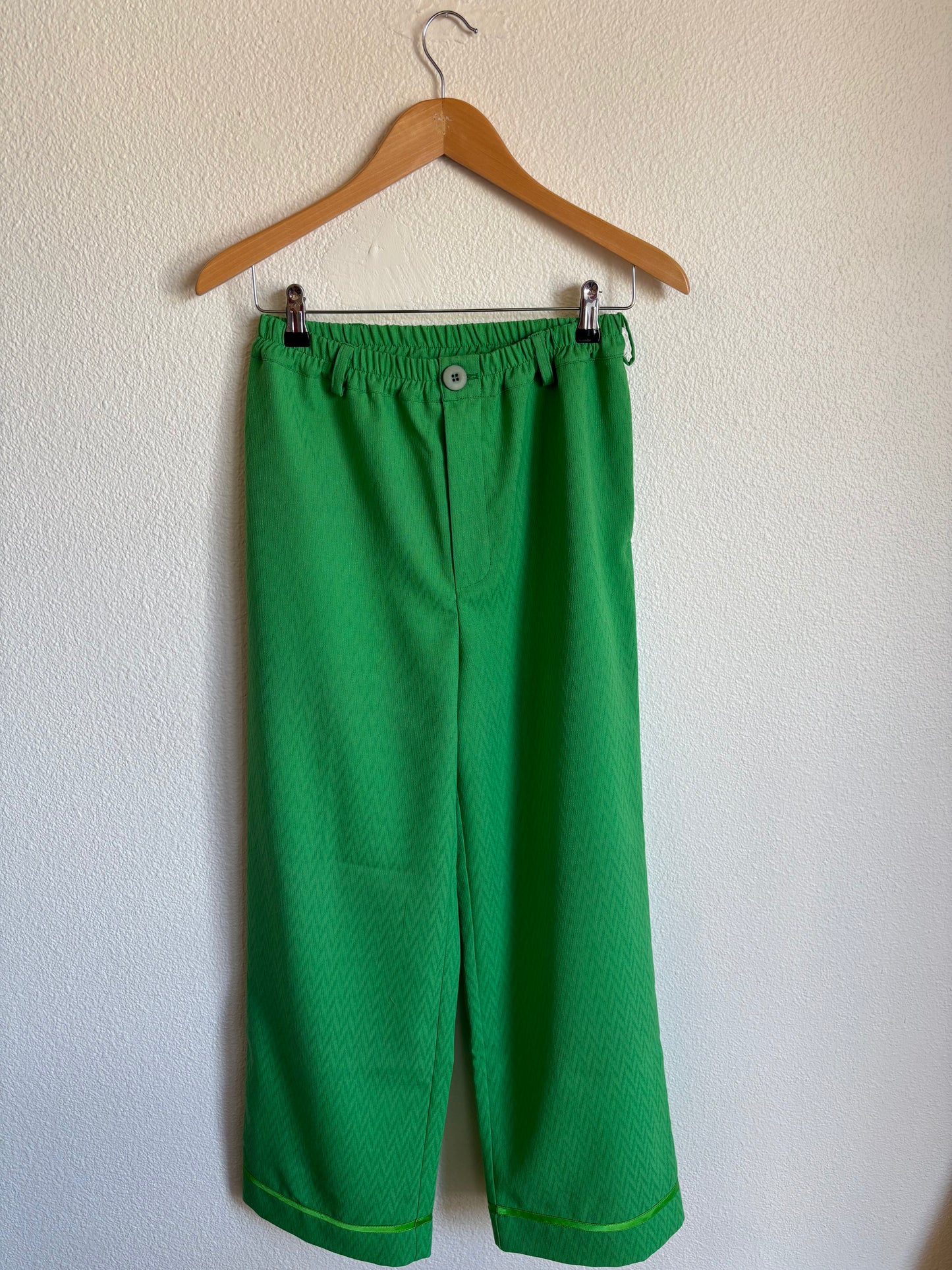 Pantalon marin vert unis