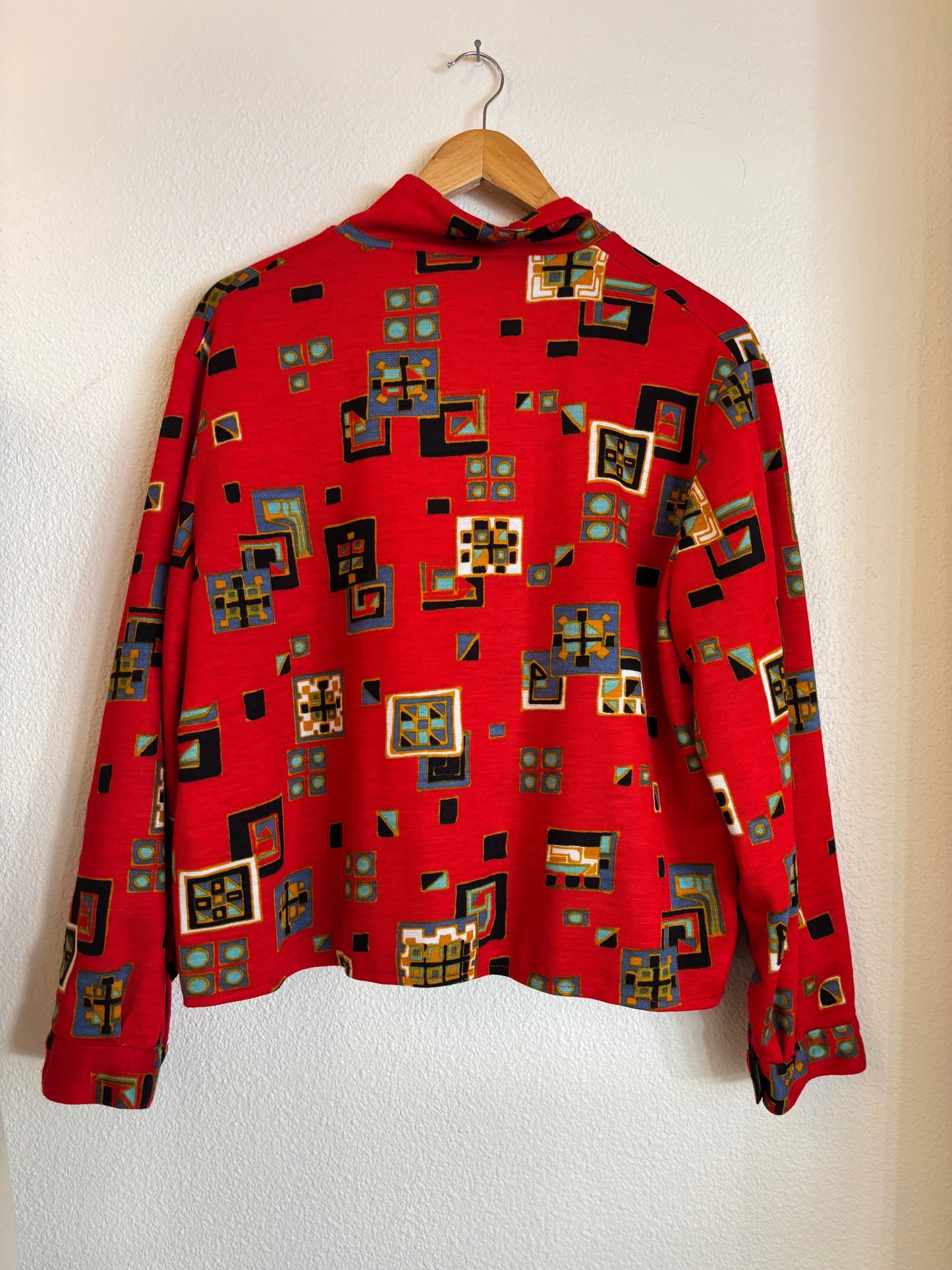 Veste zippé motif 70s