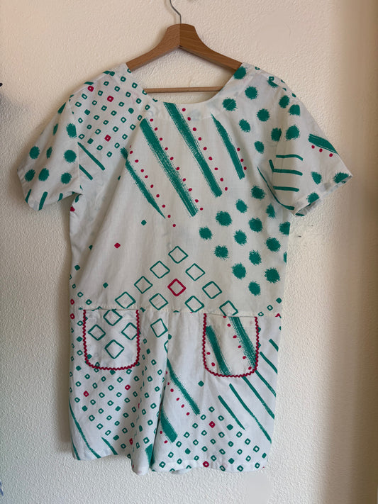 Combi-short motif année 70