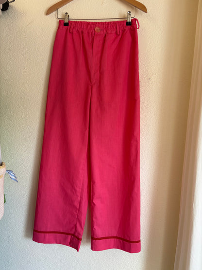 Pantalon Marin rose unis