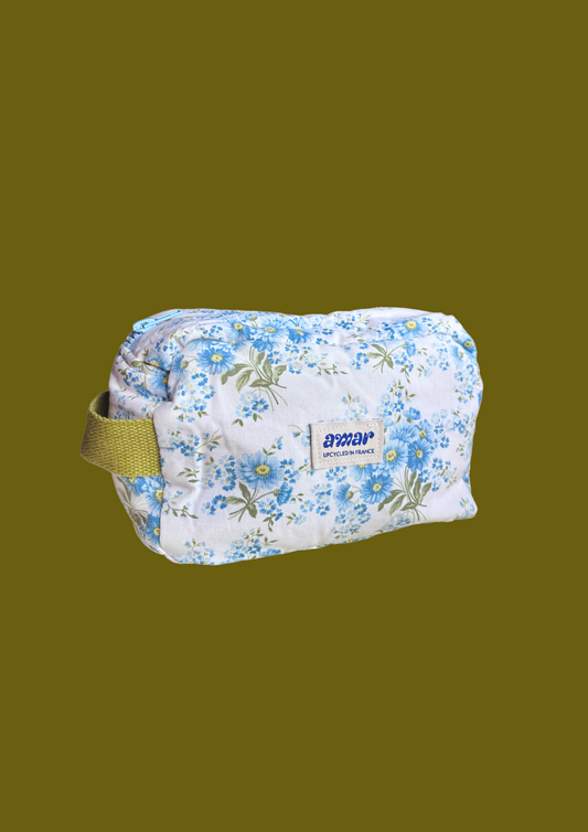 Trousse rétro fleurie