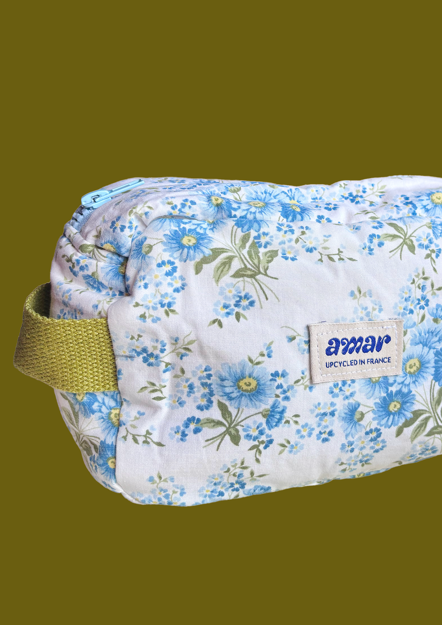 Trousse rétro fleurie