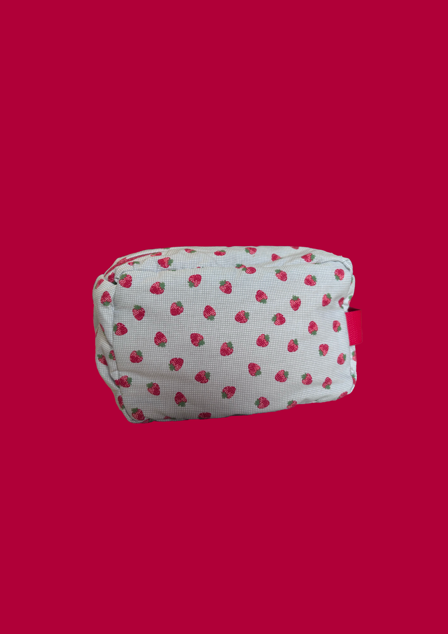 Trousse rétro fraise