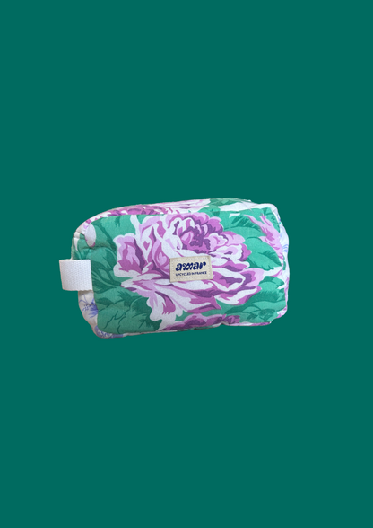 Trousse rétro fleurie