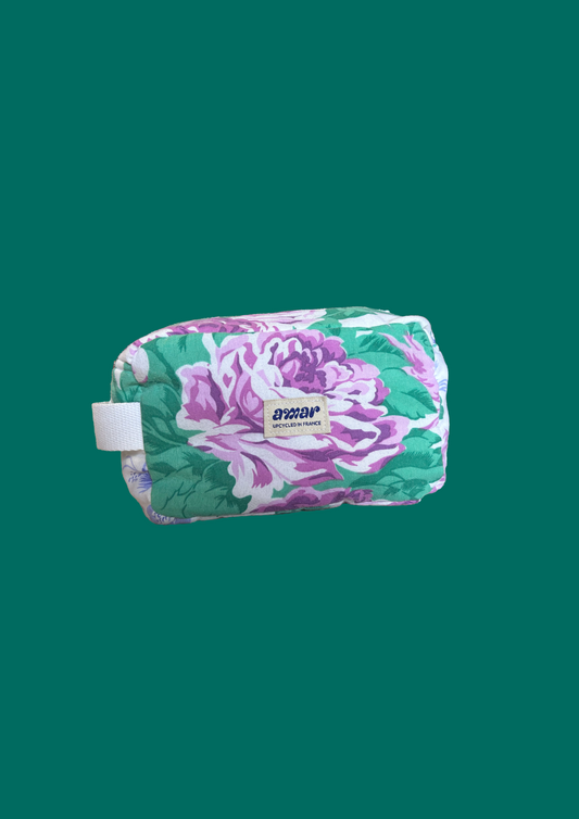 Trousse rétro fleurie